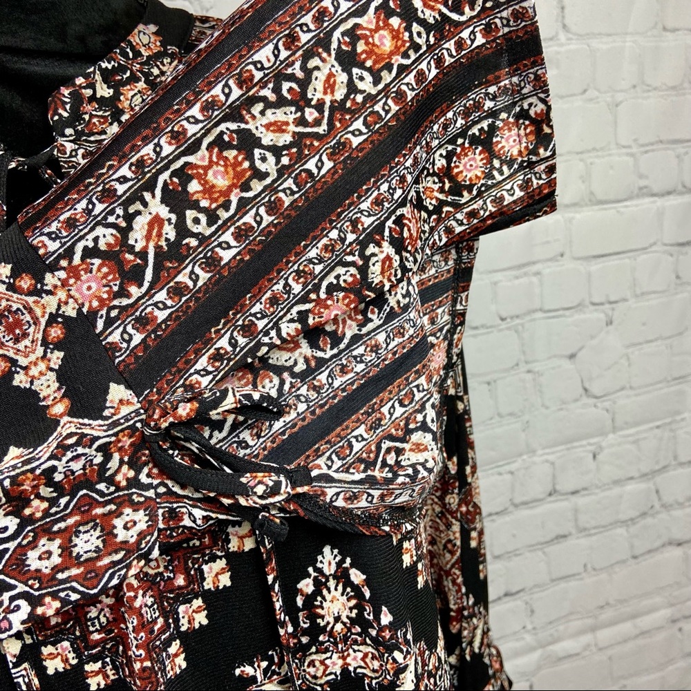 Style & Co Patterned Peasant Blouse - image 4